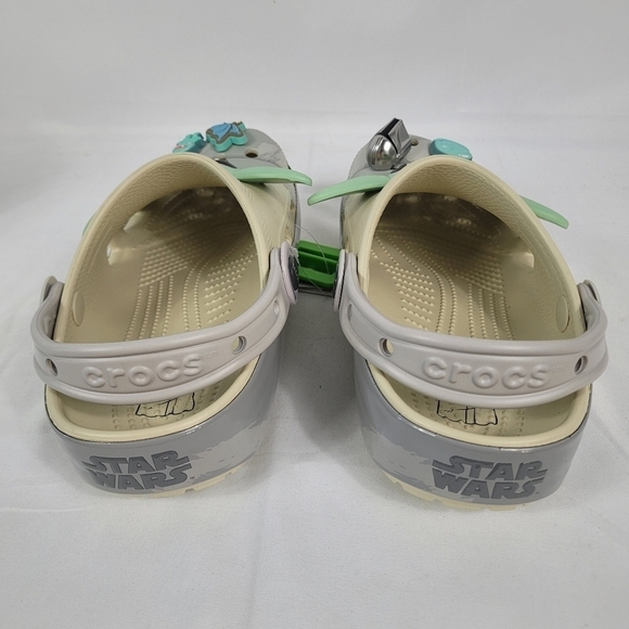 Star Wars Grogu Crocs Unisex Classic Clog Bone Sz M5/W7 \